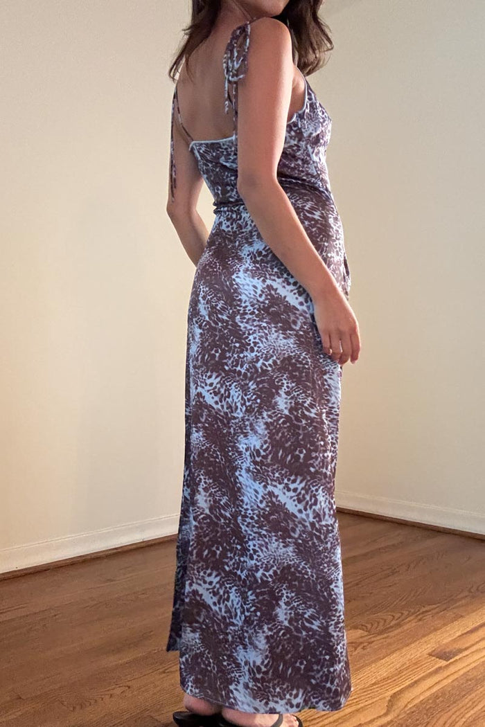 Leopard Printed Slip Dress