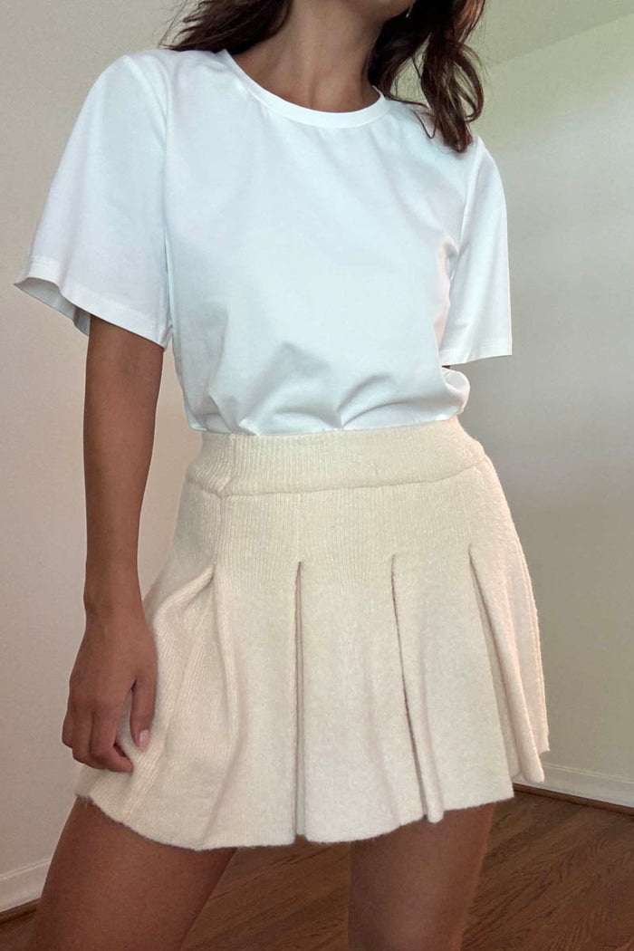 Knitted Panel Skirt