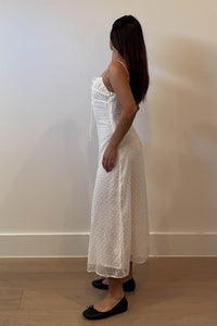 Lace Panel Empire Waist Cami Dress