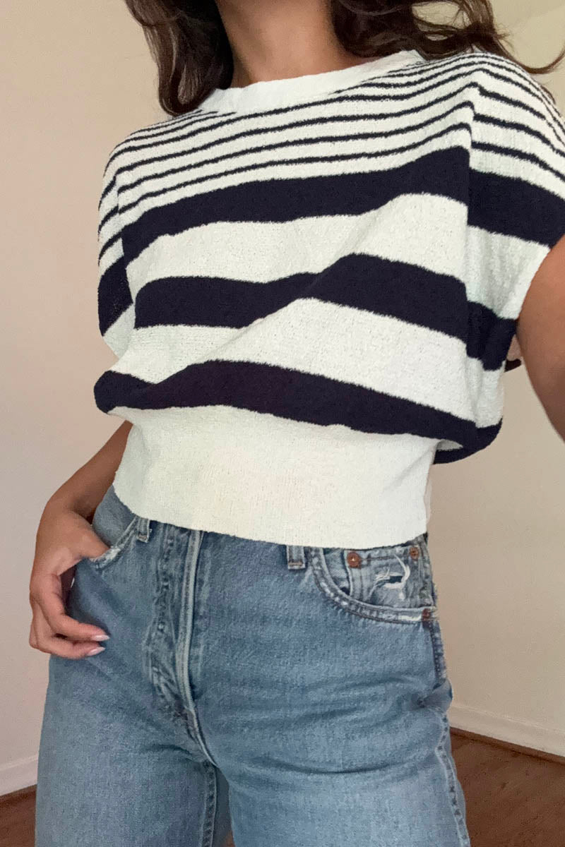 Knit Cropped Sleeveless Top