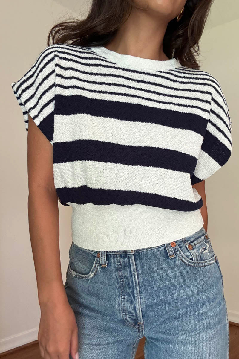 Knit Cropped Sleeveless Top