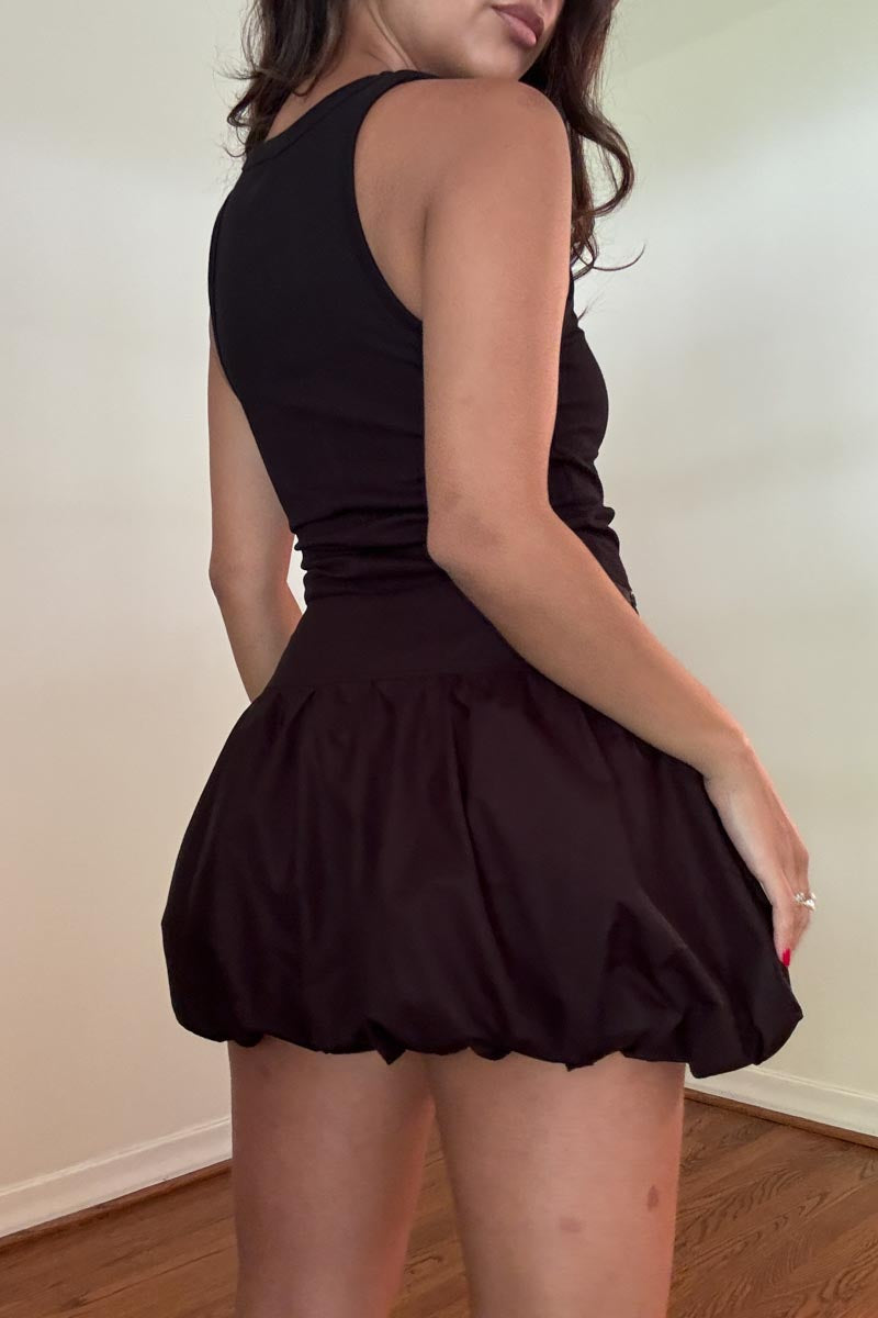 Puffball Mini Skirt