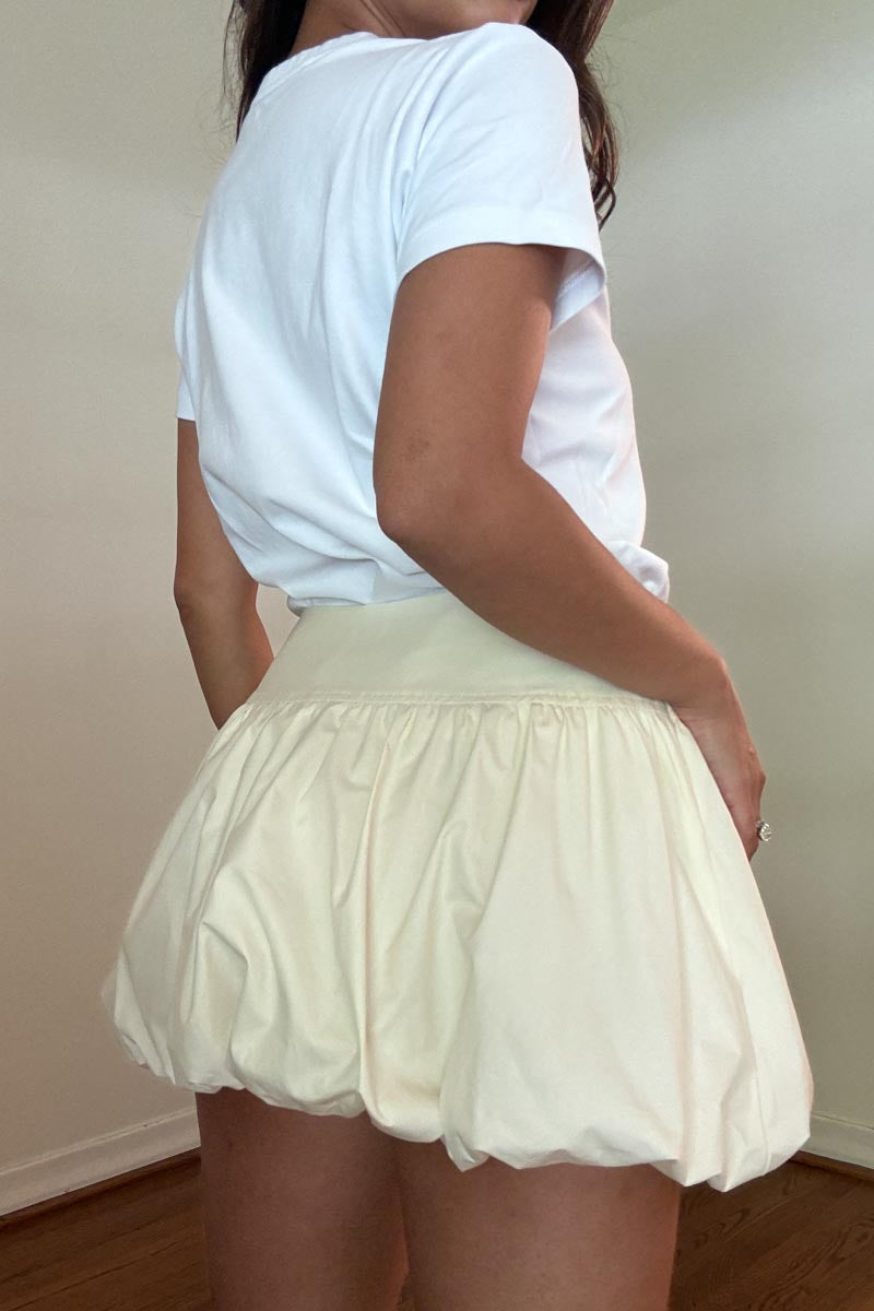 Puffball Mini Skirt