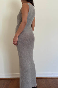 Knit Sleeveless Bodycon Maxi Dress