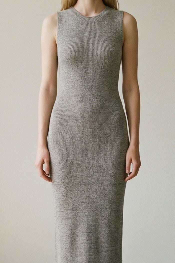 Knit Sleeveless Bodycon Maxi Dress