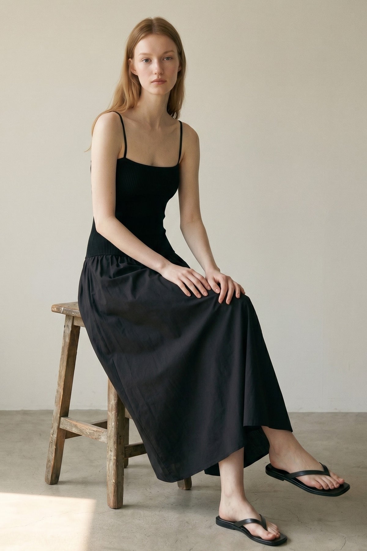 Back Tie-Up Detail Maxi Dress
