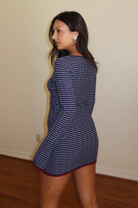 Knit Long Sleeve Mini Dress