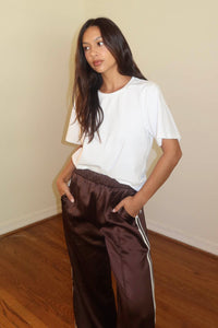 Satin Track Pants