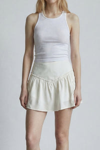 Mid Waist Ruffle Mini Skort