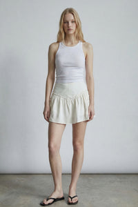 Mid Waist Ruffle Mini Skort