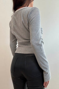 Button Front Knit Cardigan