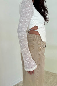 Tie Back Flared Sleeve Top