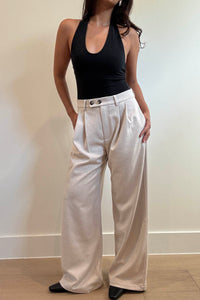 Wrapped Waist Wide Fit Trousers