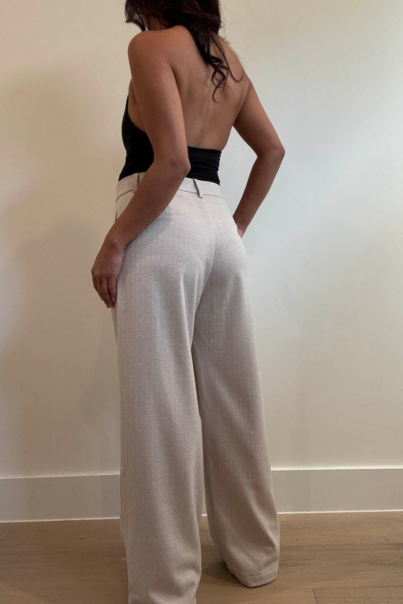Wrapped Waist Wide Fit Trousers