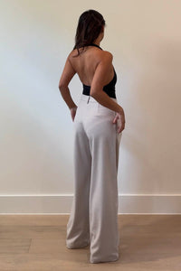 Wrapped Waist Wide Fit Trousers