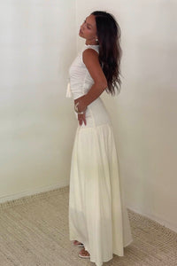 Knit Sleeveless Top Maxi Skirt Set