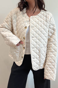 Padded Quilted Oversized Jacket