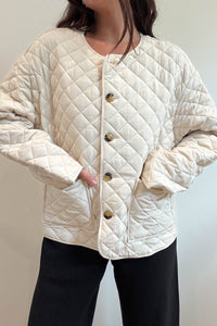 Padded Quilted Oversized Jacket