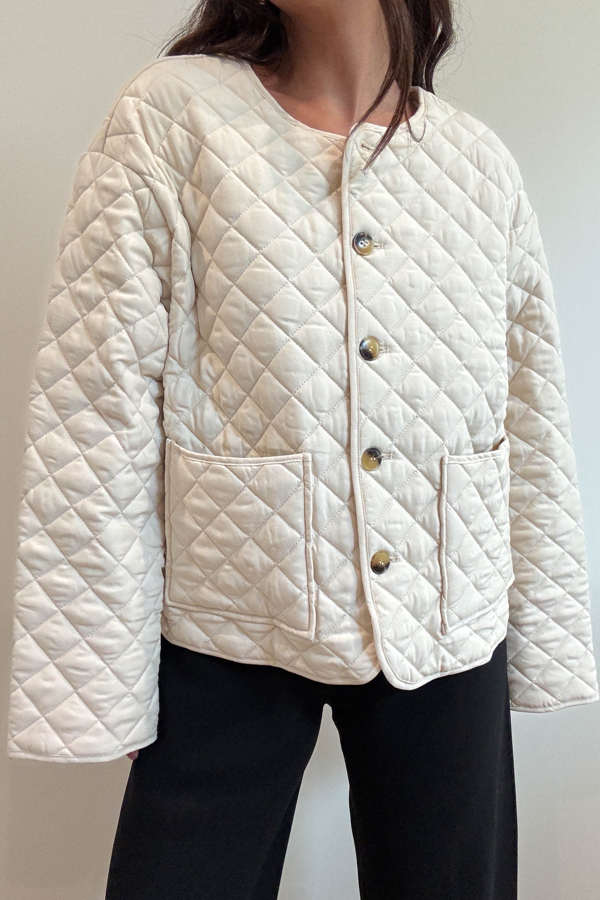 Padded Quilted Oversized Jacket