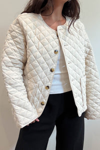 Padded Quilted Oversized Jacket