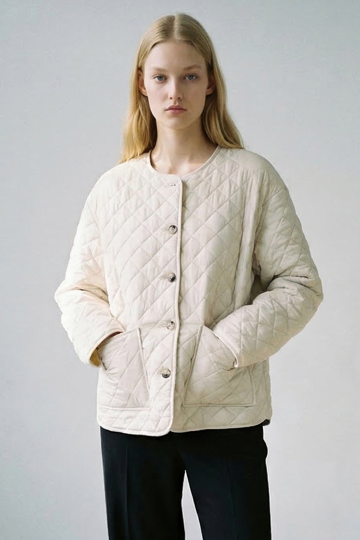Padded Quilted Oversized Jacket