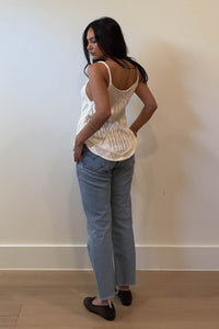 Crochet Knit Sweater Tank