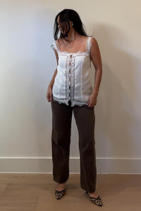 Lace Trim Camisole Top