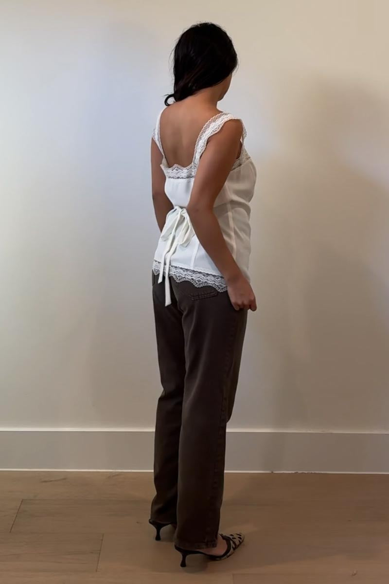Lace Trim Camisole Top