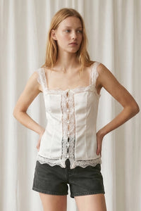 Lace Trim Camisole Top