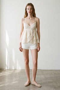 Babydoll Lace Trim Cami