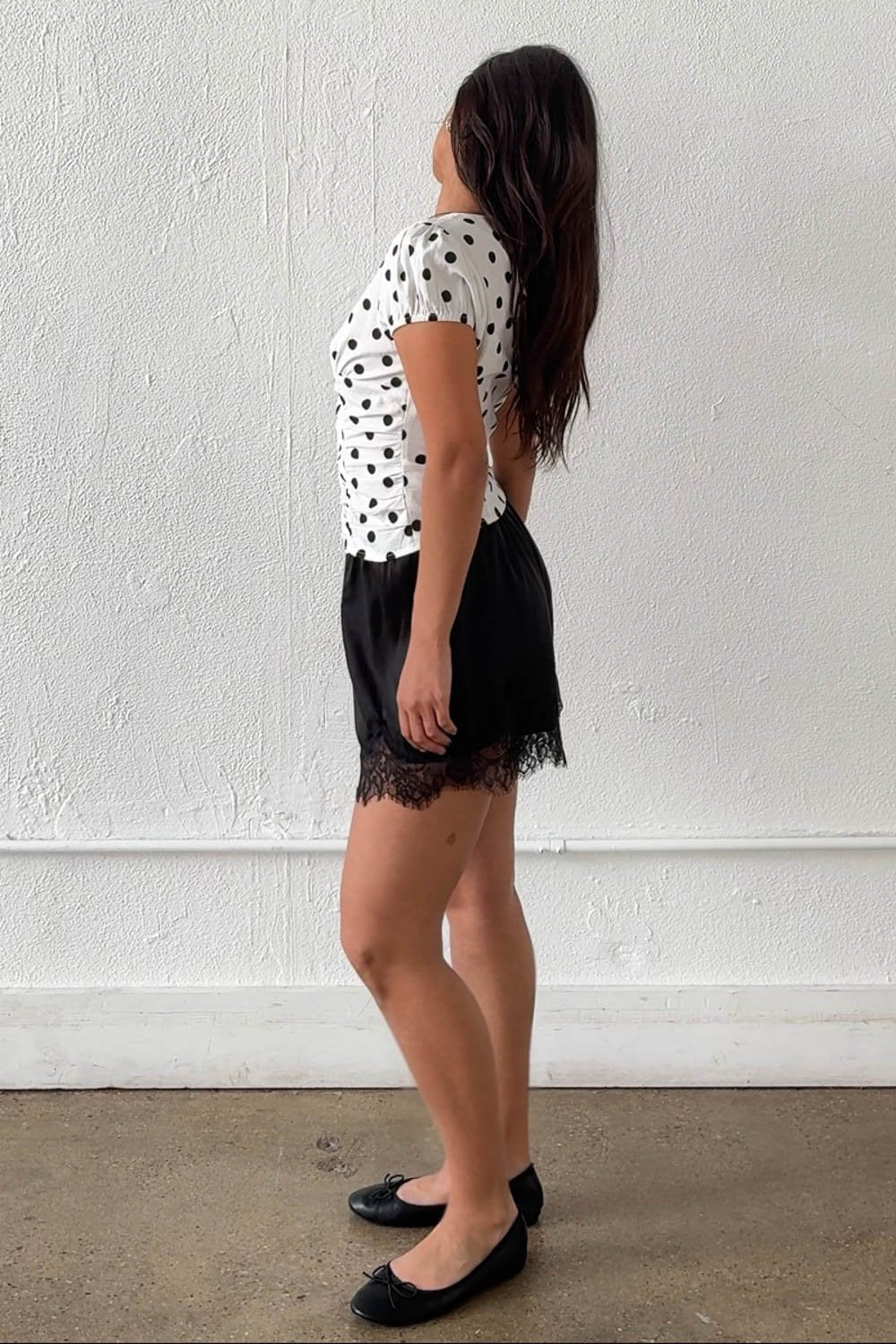 Polka Dot Blouse Top