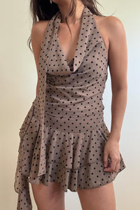 Polka Dot Ruffle Skort