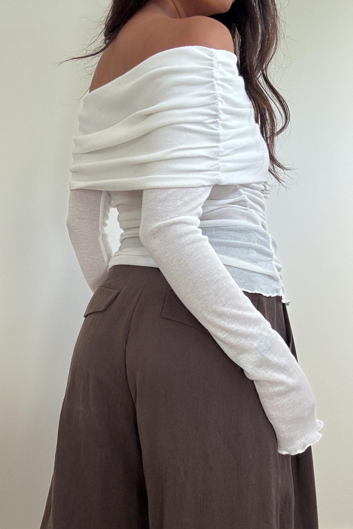 Double Pleat Woven Trousers