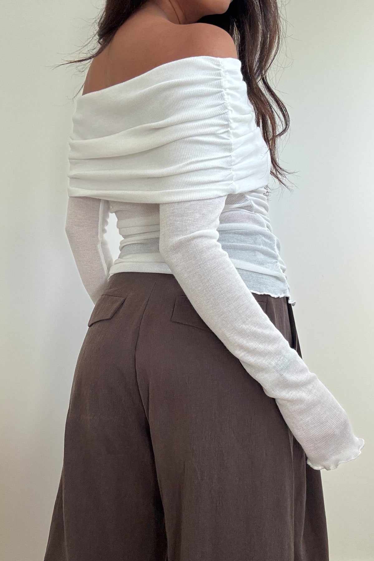 Double Pleat Woven Trousers