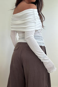 Double Pleat Woven Trousers