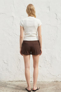 Pinstriped Tailored Shorts