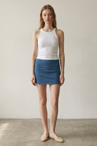 Denim Micro Skort