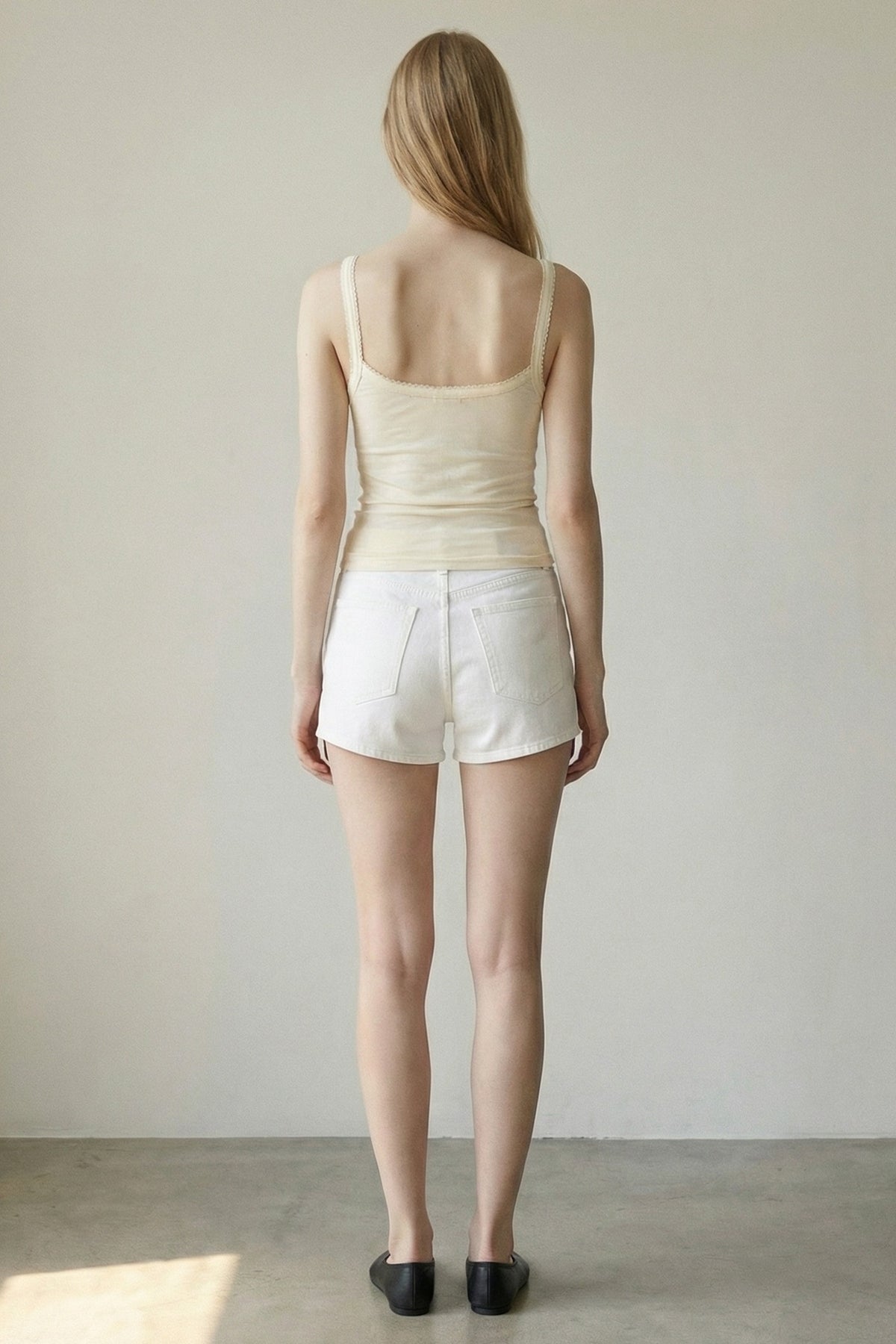 Baby Rib Scalloped Edge Tank