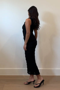 Lace Sleeveless Midi Dress
