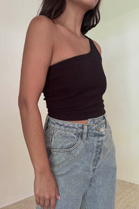 Knit One Shoulder Top