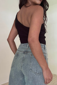 Knit One Shoulder Top