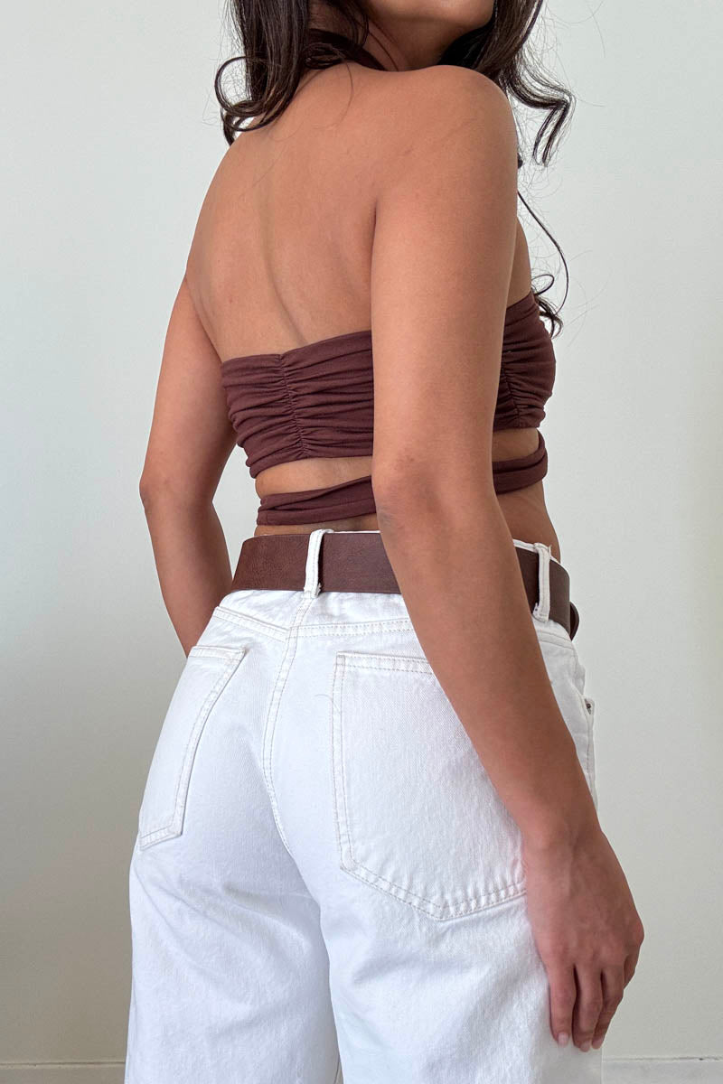 Halter Neck Knot Top