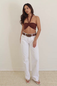 Halter Neck Knot Top