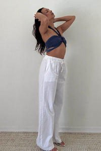 Halter Neck Knot Top
