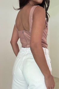 Faux Leather Sweetheart Corset Bustier