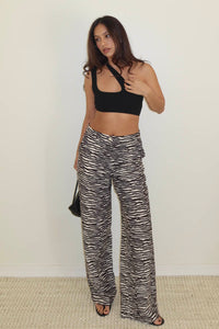 Asymmetric One Shoulder Cutout Crop Top