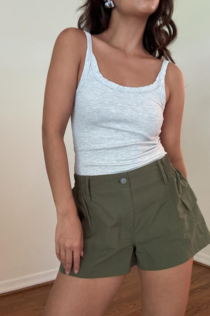 Y2K Cargo Cotton Short Pants