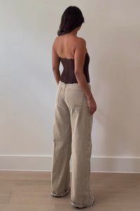 Mesh Corset Tube Top