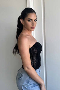 Lace Tube Corset Top