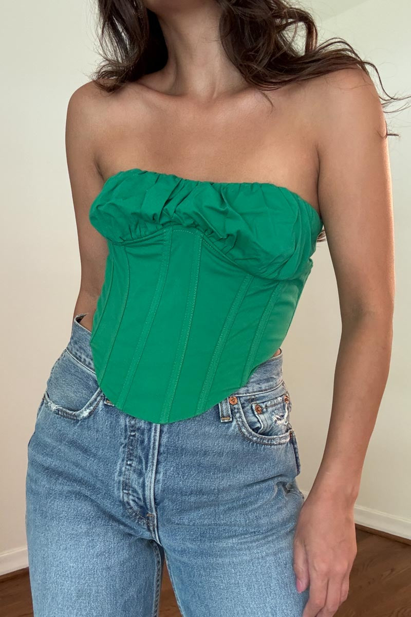 Sweetheart Neck Tube Corset top